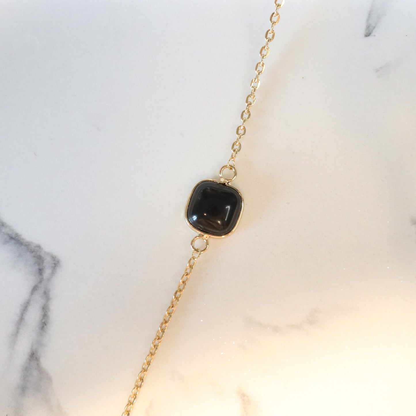 Black Stone handmade bracelet