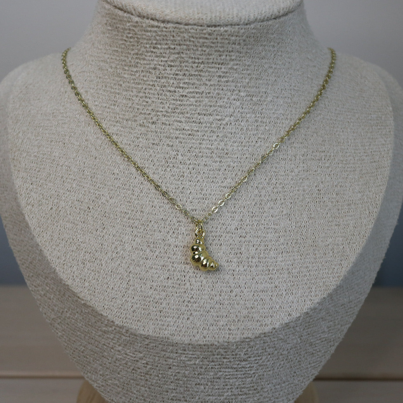 Croissant Necklace Pendant