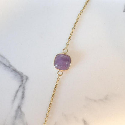 Amethyst handmade bracelet