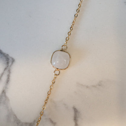 Natural Quartz Crystal handmade bracelet 