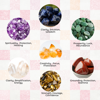 Necklace with stacked gemstone pendant